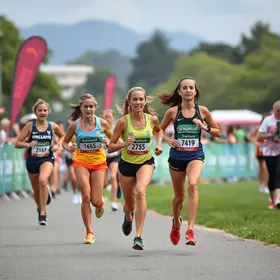 fotos da corrida mulher-maravilha