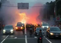 CET interdita vias em Itaquera