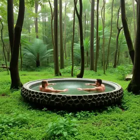 banho de floresta
