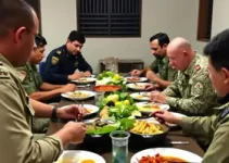 almoço no Comando Operacional Leste Itaquera