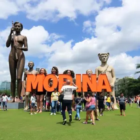 esculturas da Turma da Mônica