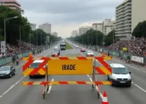 interdição de vias em Itaquera