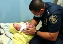 policiais militares salva bebê