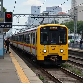 trens e metrô de SP