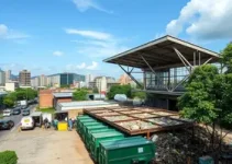 estação de transferência de resíduos