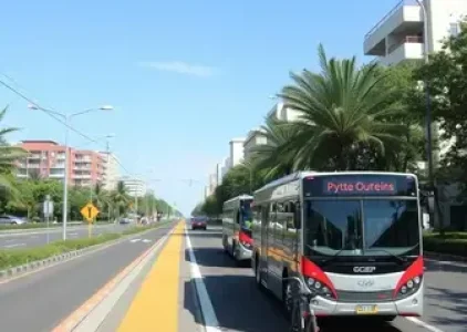 corredor de ônibus
